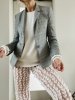 Marynarka Blazer Krata Zara Grey